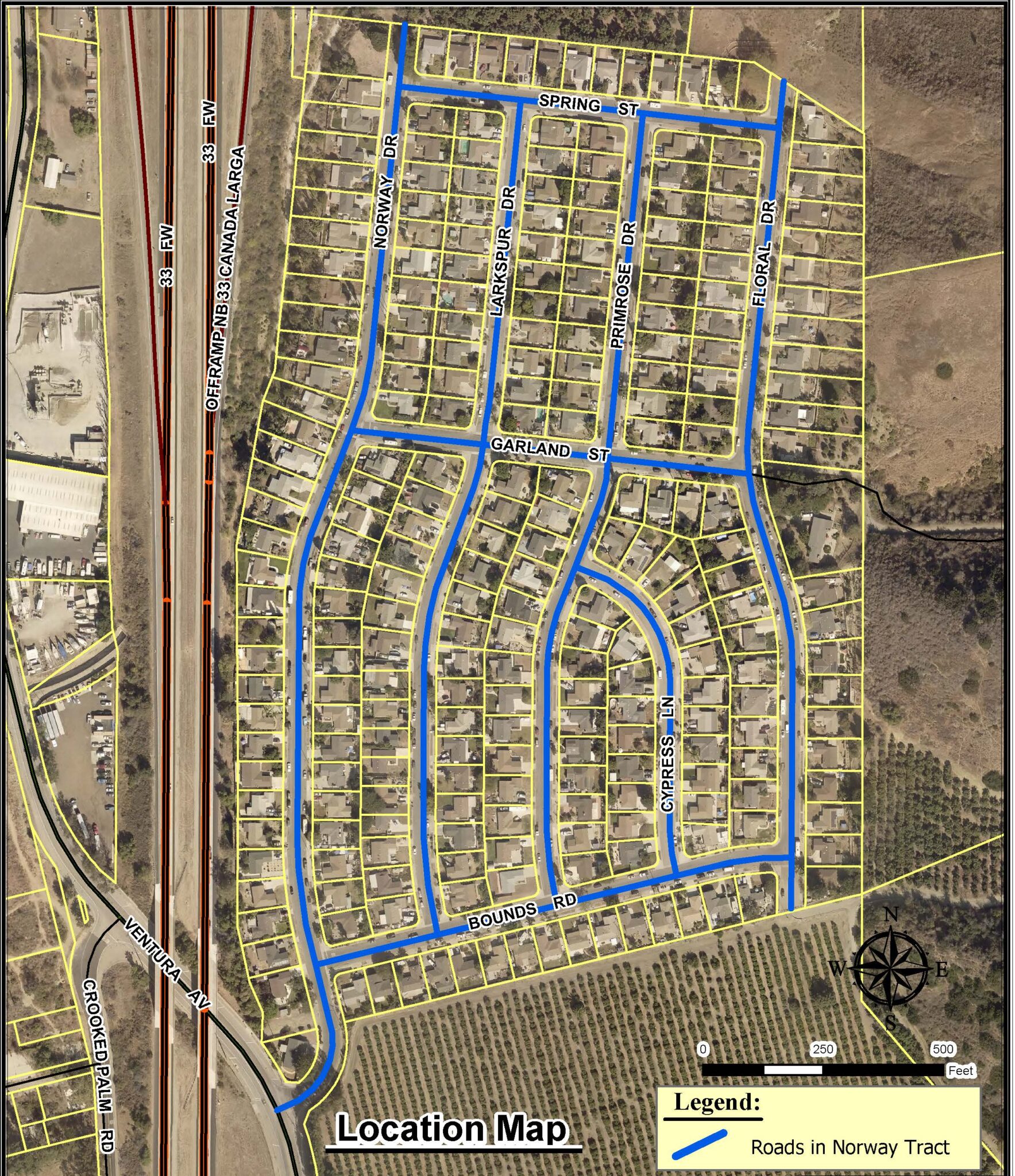 NORWAY TRACT SIDEWALK REPAIRS - Ventura County Public Works Agency